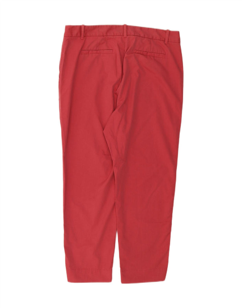 MARKS & SPENCER Womens Slim Chino Trousers UK 16 Large W34 L25 Pink Vintage Marks & Spencer and Second-Hand Marks & Spencer from Messina Hembry 