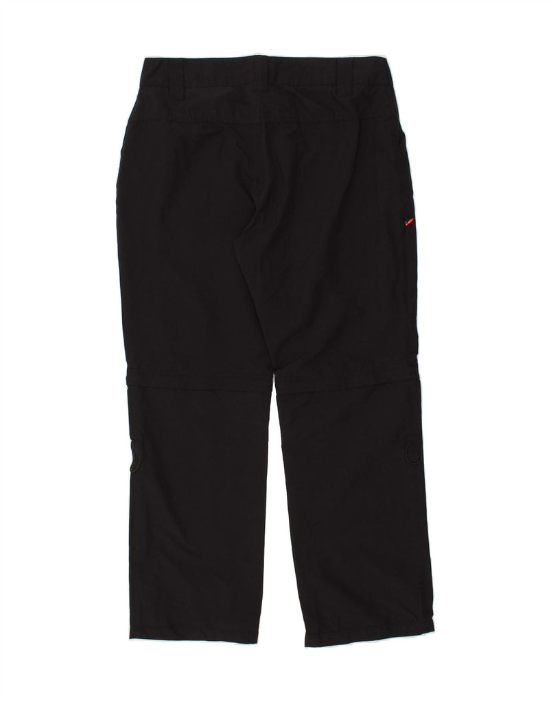 LOTTO Womens Straight Casual Trousers IT 42 Medium Black Vintage Lotto and Second-Hand Lotto from Messina Hembry 