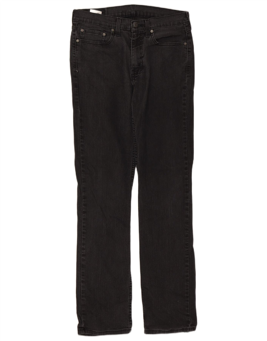 Levi's Mens 514 Straight Jeans W32 L34 Black Cotton