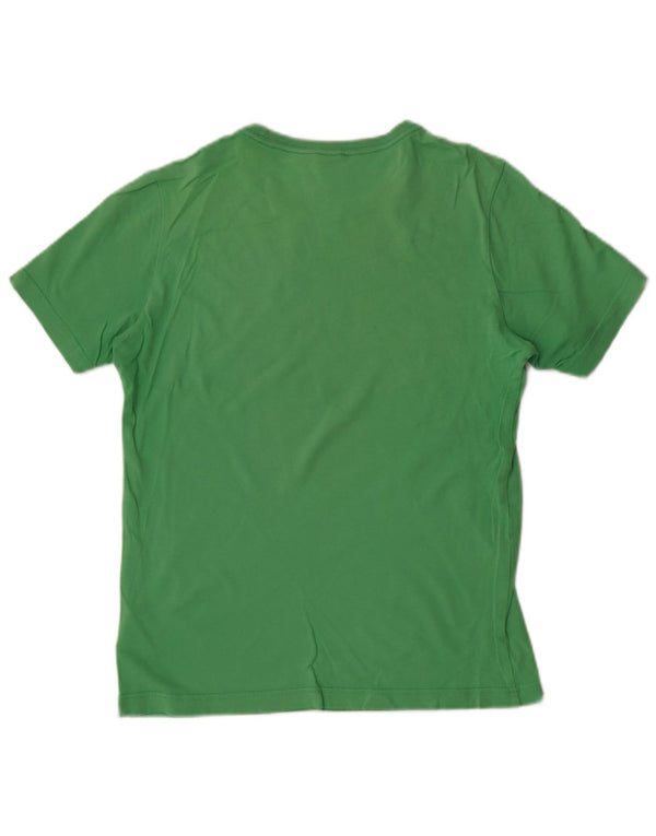 Adidas Boys Graphic T-Shirt Top 13-14 Years Green Cotton