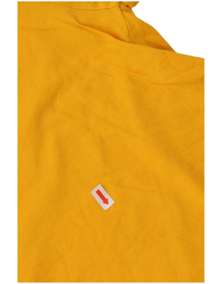 JORDAN Boys Graphic T-Shirt Top 13-14 Years XL Yellow Cotton