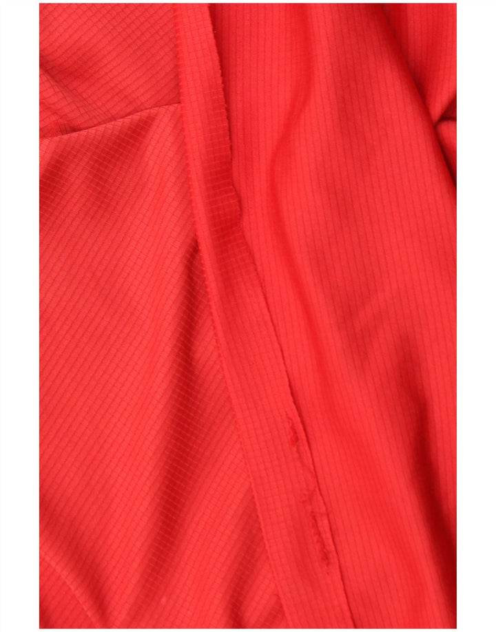 Asics Mens T-Shirt Top Large Red Polyester