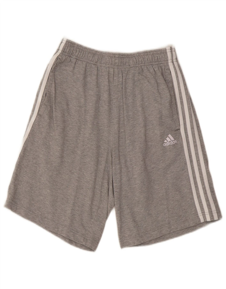 Adidas Mens Sport Shorts Small Grey Cotton