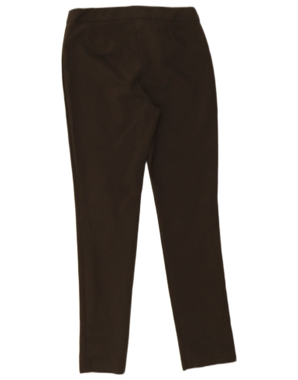 Marks & Spencer Womens Skinny Casual Trousers UK 10 Small W28 L29 Khaki