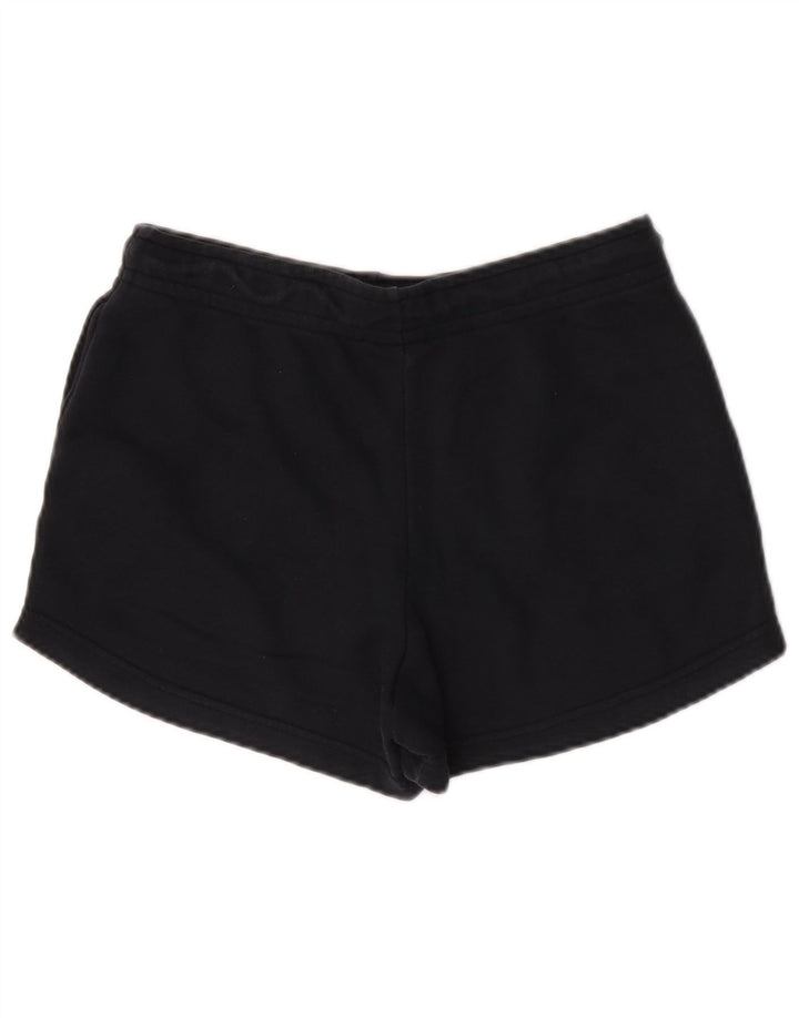 Nike Womens Sport Shorts UK 10 Small  Black Cotton