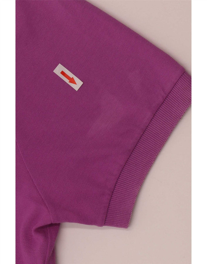 Lacoste Mens Polo Shirt Size 7 2XL Purple Cotton