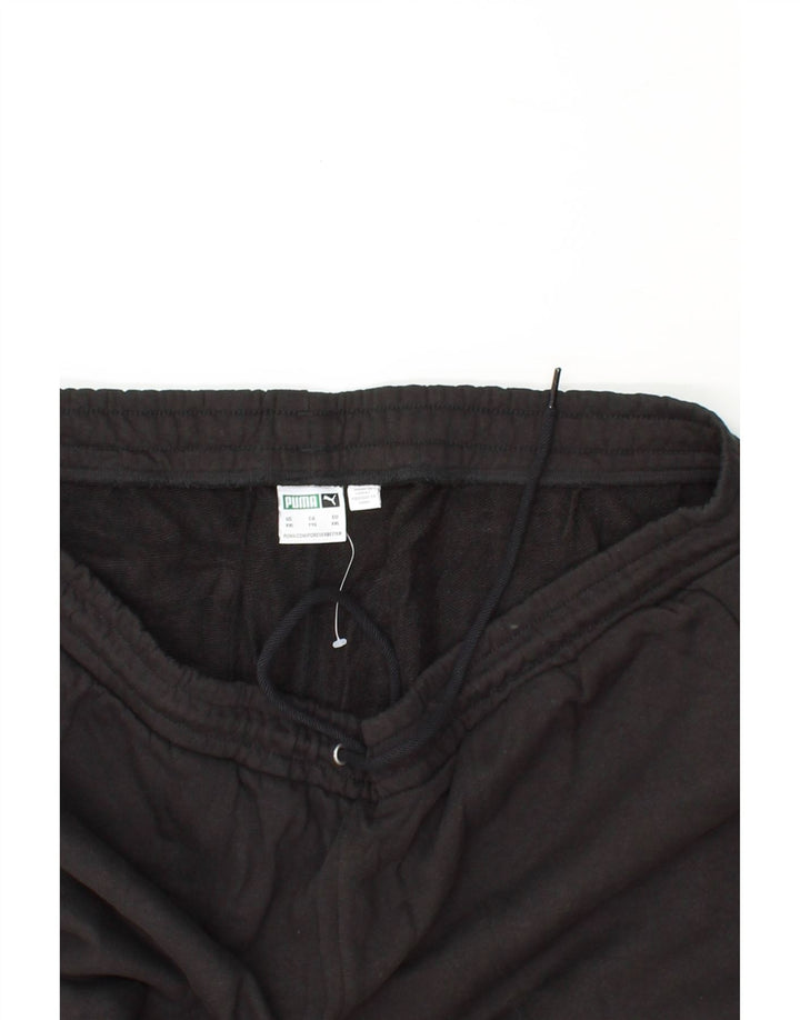 PUMA Mens Sport Shorts 2XL Black Cotton Vintage Puma and Second-Hand Puma from Messina Hembry 