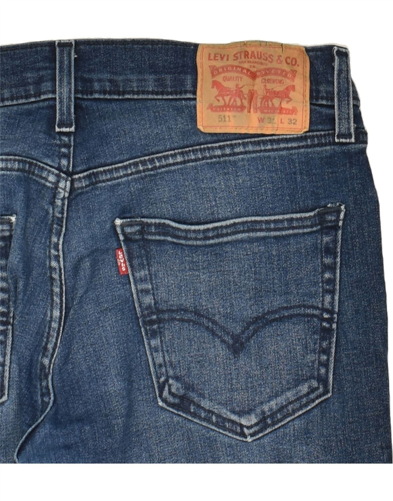 LEVI'S Mens 511 Slim Jeans W31 L32  Blue Cotton | Vintage Levi's | Thrift | Second-Hand Levi's | Used Clothing | Messina Hembry 