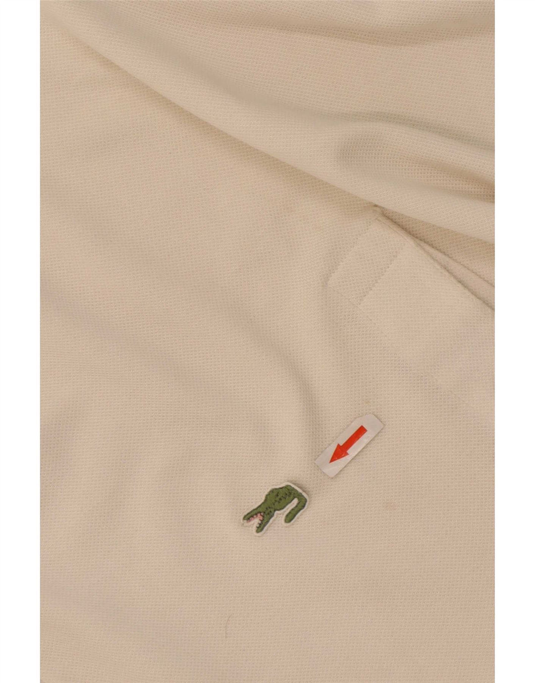 Lacoste Mens Polo Shirt Size 6 XL White