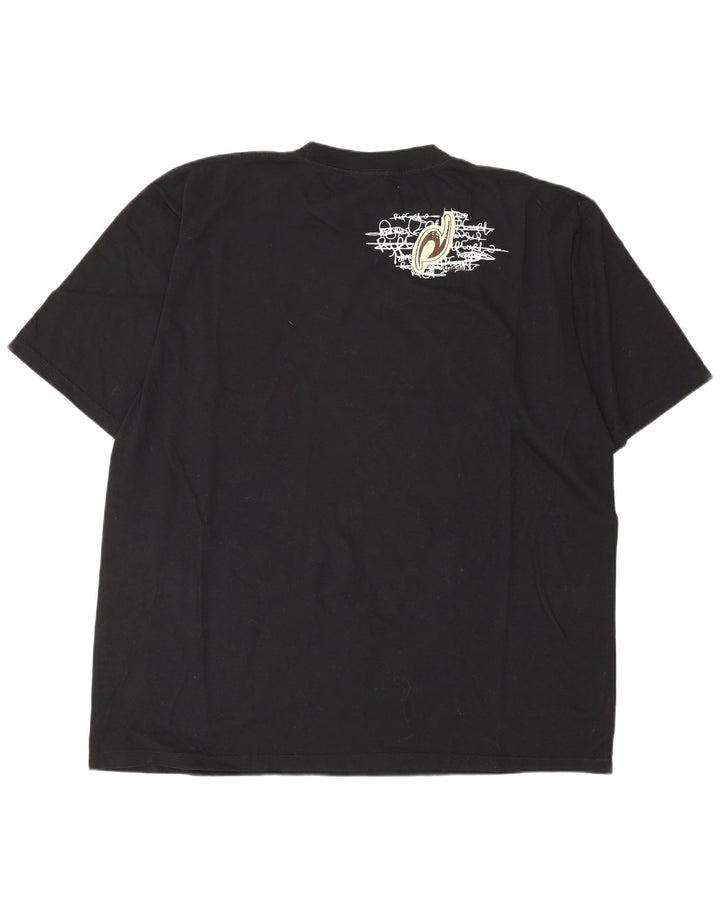 Rip Curl Mens Graphic T-Shirt Top 2XL Black Cotton