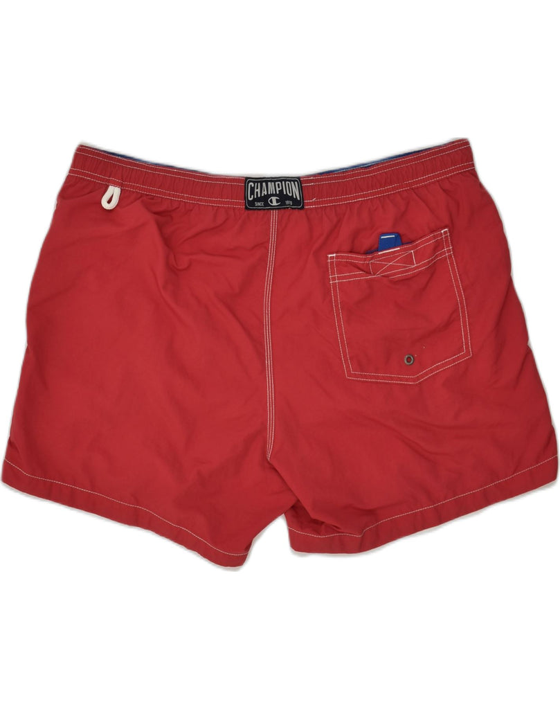 CHAMPION Mens Sport Shorts 3XL Red Polyamide | Vintage Champion | Thrift | Second-Hand Champion | Used Clothing | Messina Hembry 