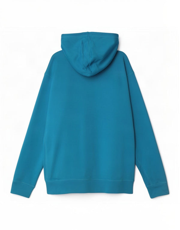 Nike Womens Therma-Fit Graphic Hoodie Jumper UK 18 XL Blue Polyester