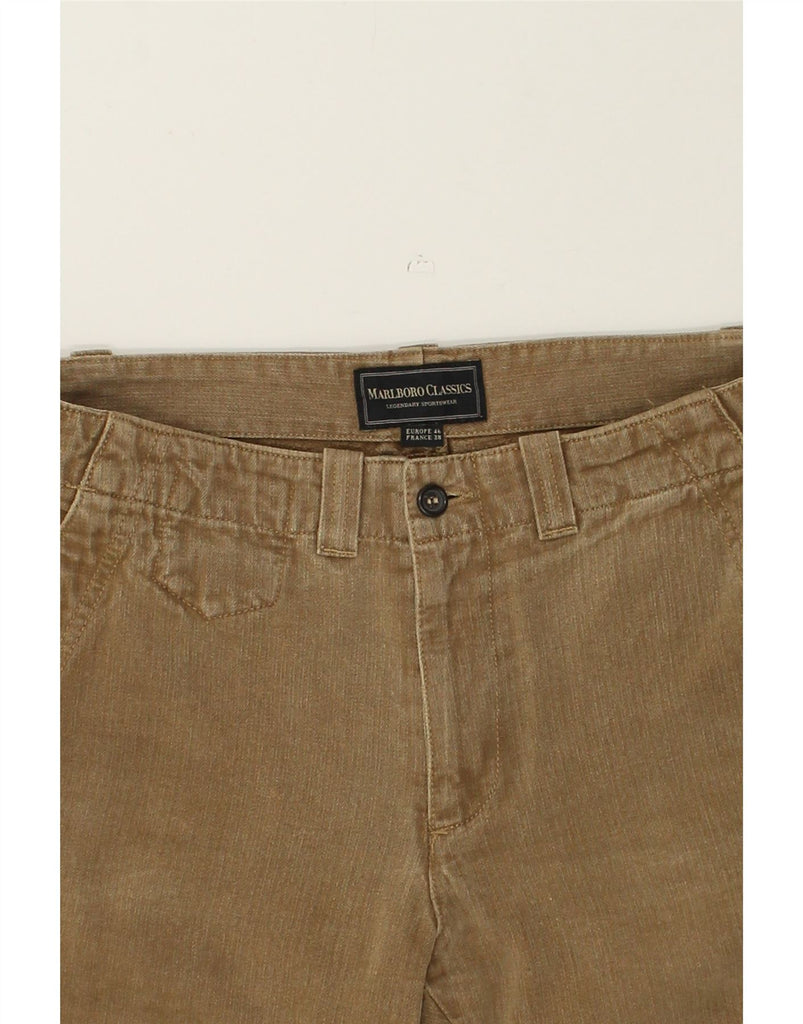 MARLBORO CLASSICS Mens Slim Casual Trousers EU 46 Small W29 L31  Brown | Vintage Marlboro Classics | Thrift | Second-Hand Marlboro Classics | Used Clothing | Messina Hembry 