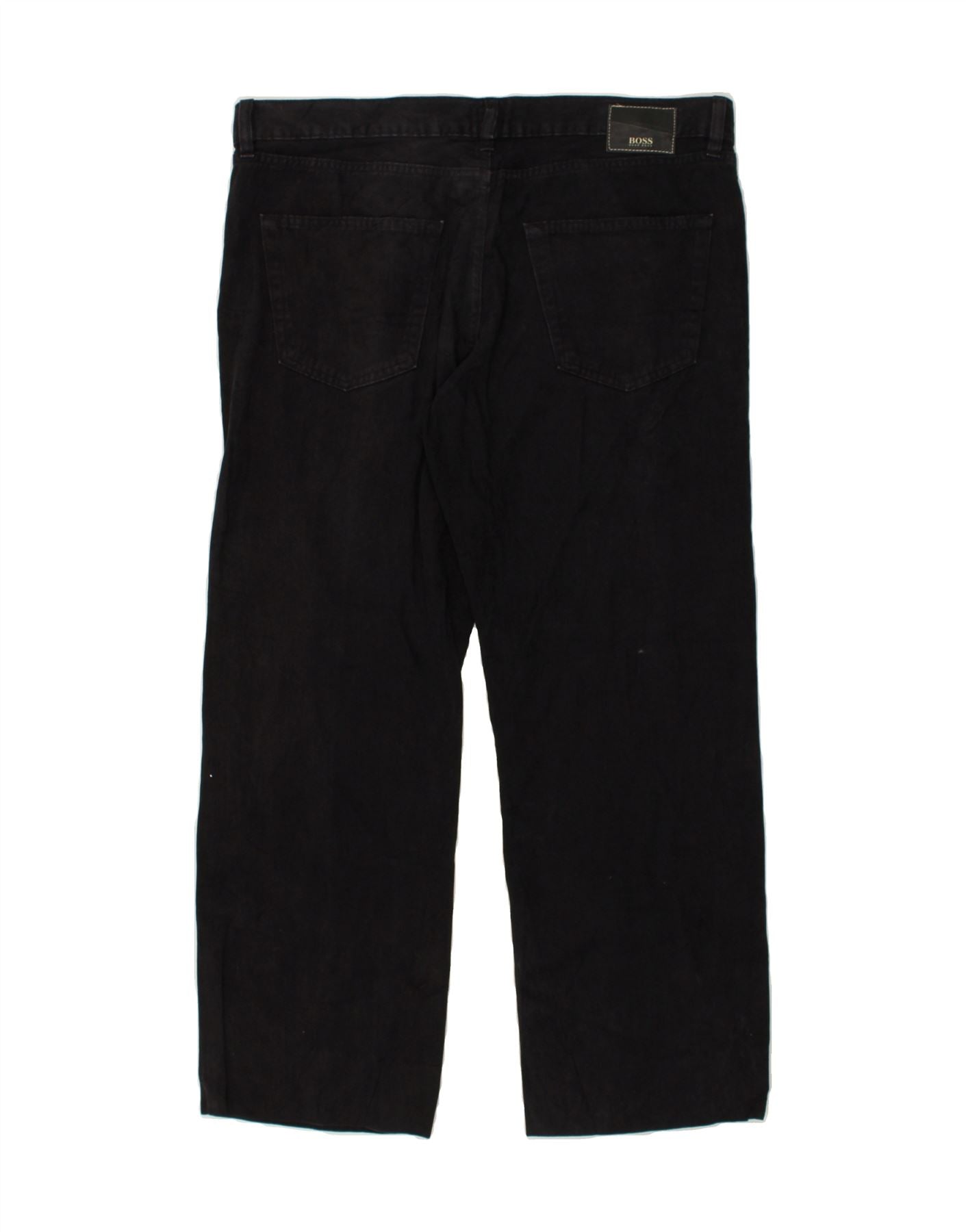 HUGO BOSS Texas rechte jeans heren W38 L29 zwart katoen | Vintage en ...