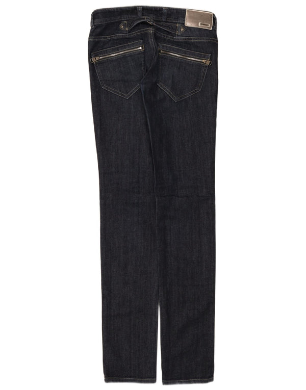 Diesel Womens Clushy Slim Tapered Jeans W26 L34 Navy Blue Cotton
