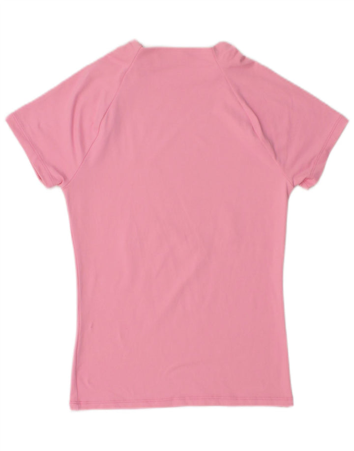 Zara Womens Graphic T-Shirt Top UK 8 Small Pink