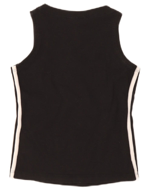 Adidas Womens Vest Top UK 8 Small Black Cotton
