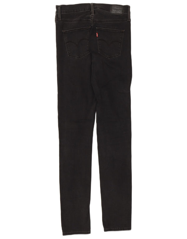 Levi's Womens Skinny Jeans W28 L32 Black Cotton