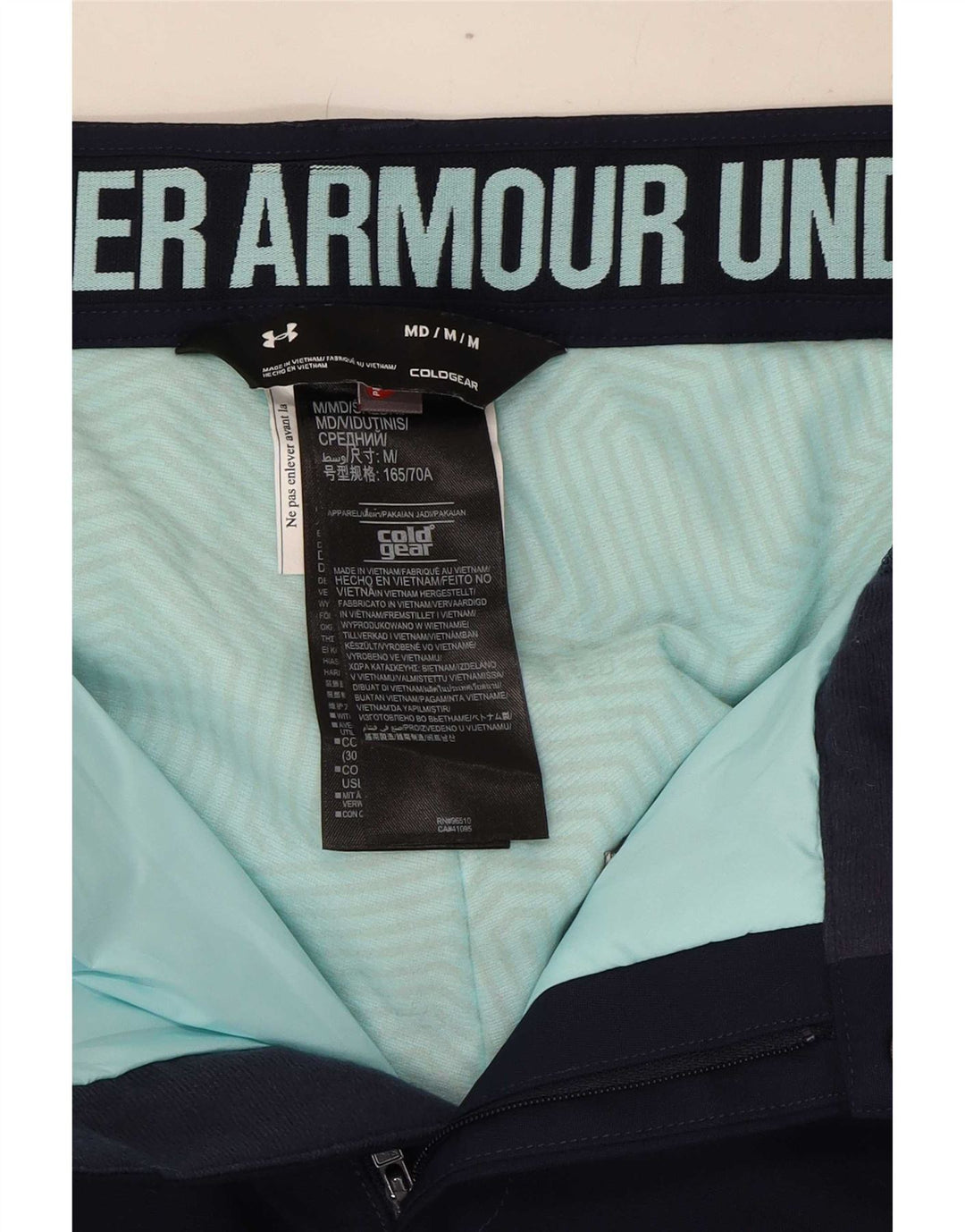 Under Armour Womens Cold Gear Ski Trousers UK 14 Medium Navy Blue