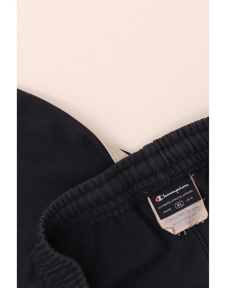 Champion Mens Tracksuit Trousers XL Navy Blue Cotton