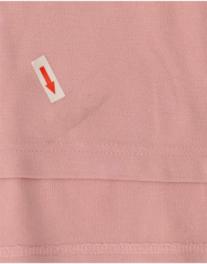 Timberland Mens Polo Shirt XL Pink Cotton