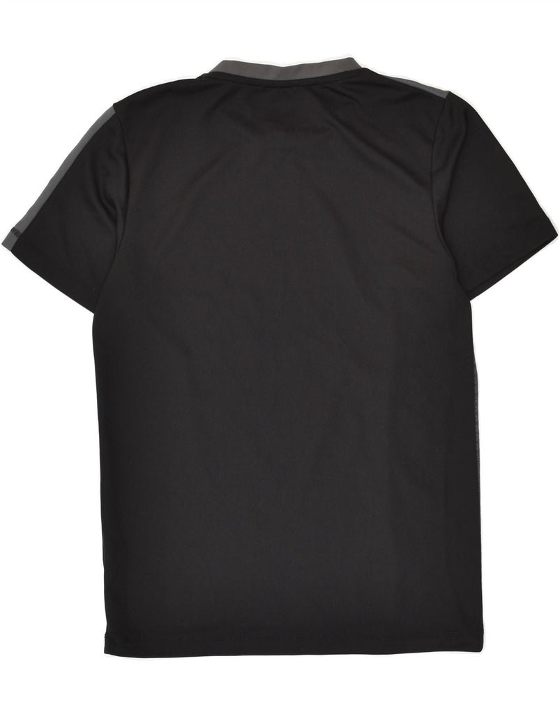 UMBRO Mens T-Shirt Top Small Black Colourblock | Vintage Umbro | Thrift | Second-Hand Umbro | Used Clothing | Messina Hembry 