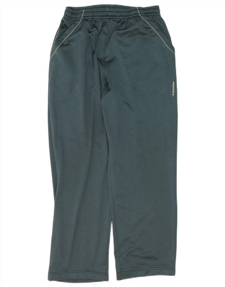 Diadora Mens Tracksuit Trousers IT 52 Large  Green Polyester