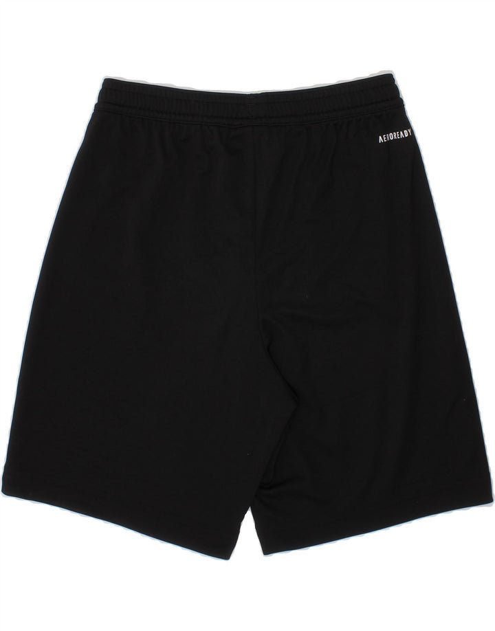 ADIDAS Boys Sport Shorts 11-12 Years  Black Polyester Vintage Adidas and Second-Hand Adidas from Messina Hembry 