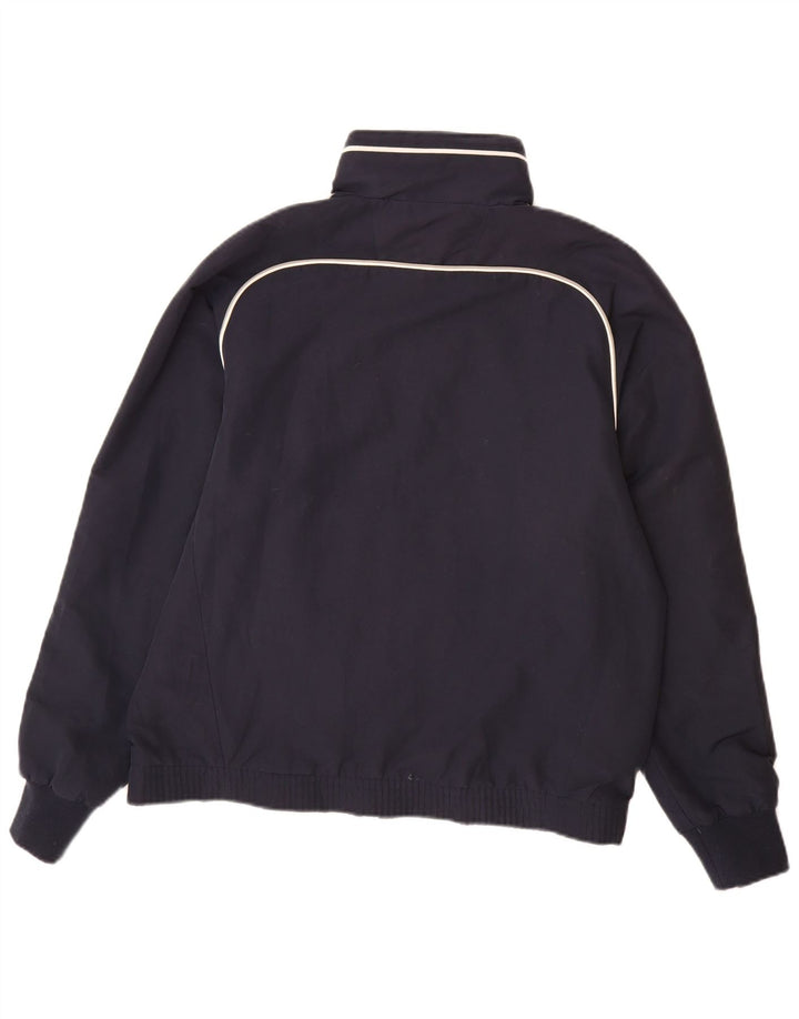 CHAMPION Mens Tracksuit Top Jacket Medium Navy Blue Colourblock Polyester