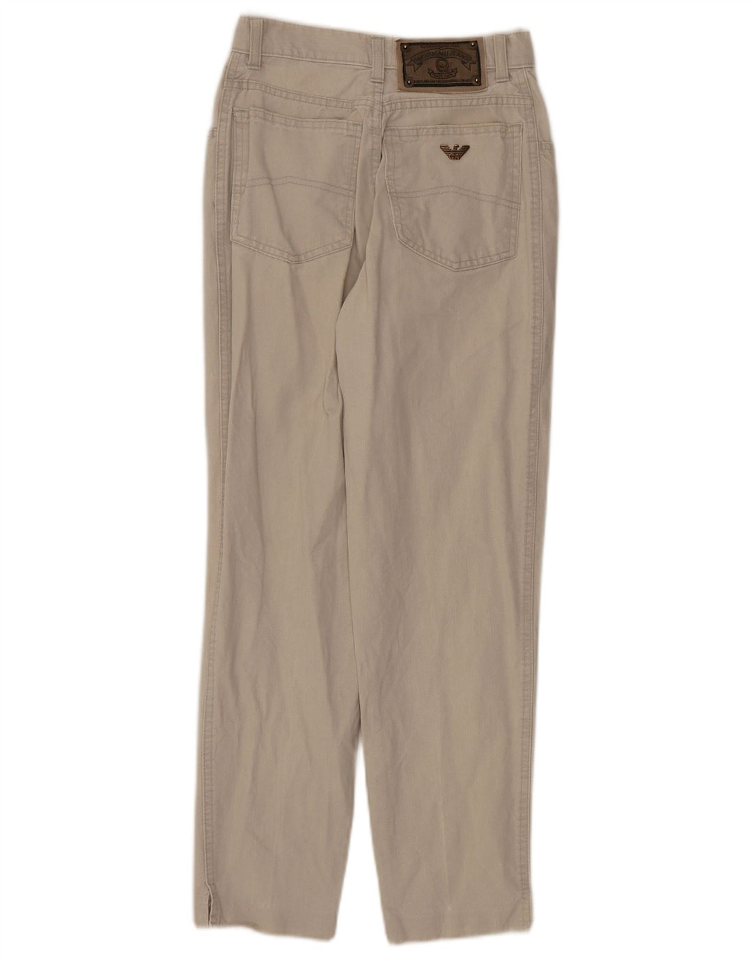 Armani Womens Tapered Jeans W27 L26 Grey Cotton