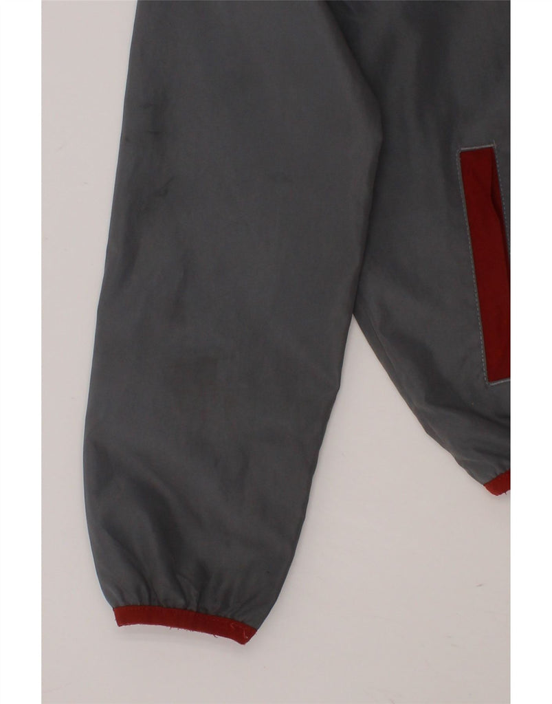 NIKE Girls Zip Hoodie Sweater 6-7 Years Large  Grey Colourblock Polyester Vintage Nike and Second-Hand Nike from Messina Hembry 