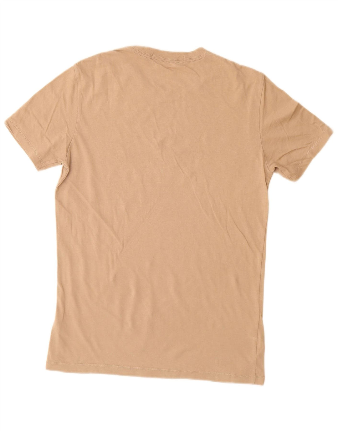 CALVIN KLEIN JEANS Mens Graphic T-Shirt Top Medium Brown Cotton