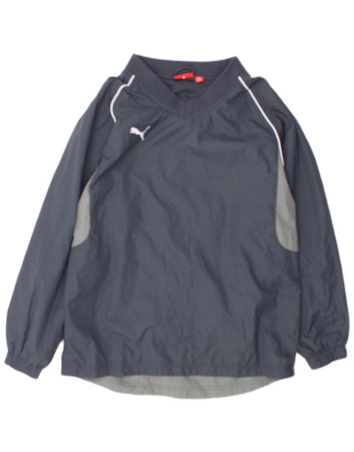 Zara Boys Pullover Tracksuit Top 13-14 Years  Grey Colourblock Polyester