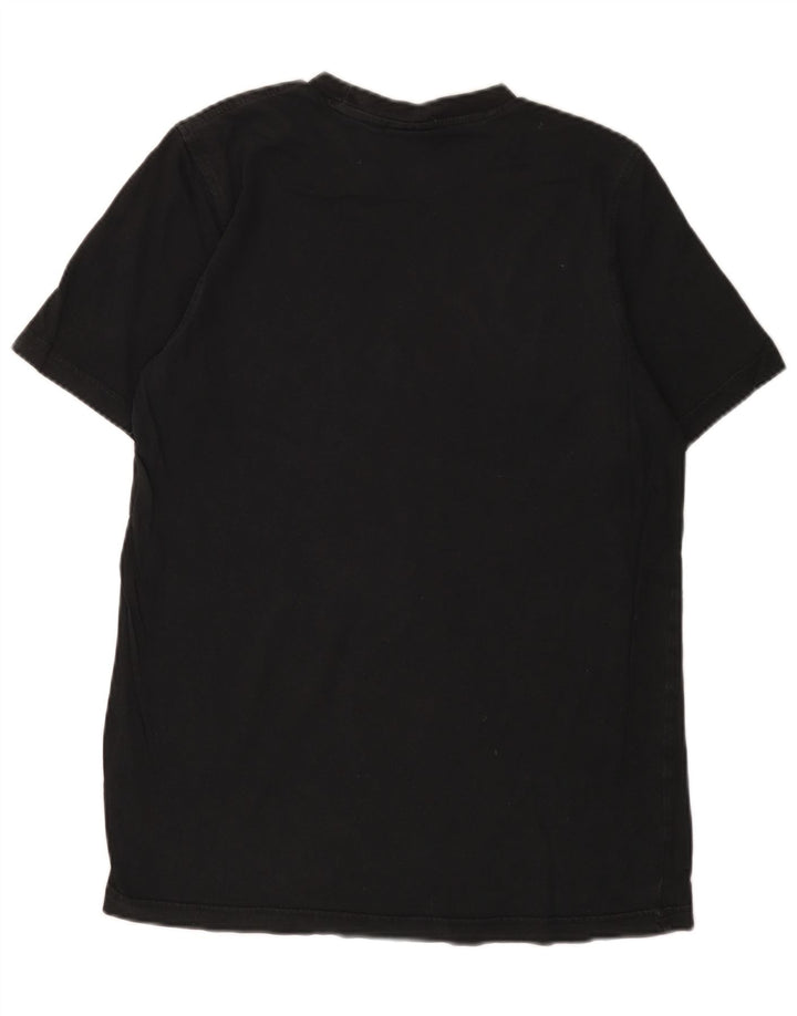 Adidas Mens Graphic T-Shirt Top Medium Black Cotton