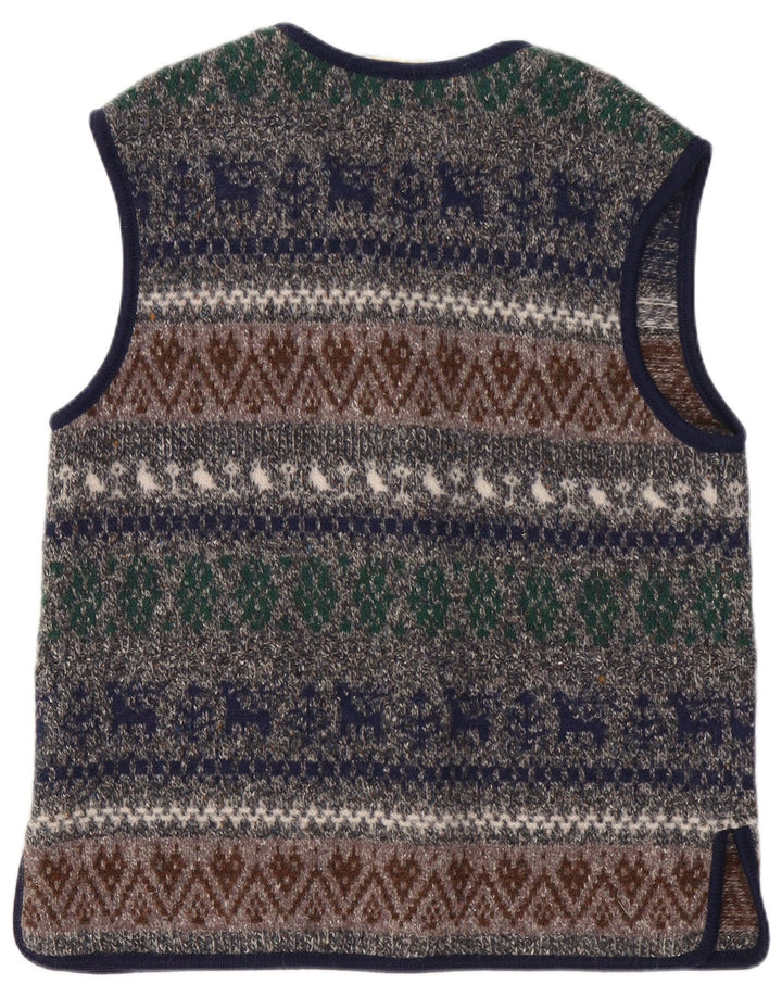 Stapf Womens Cardigan Sweater EU 42 Large Multicoloured Fair Isle