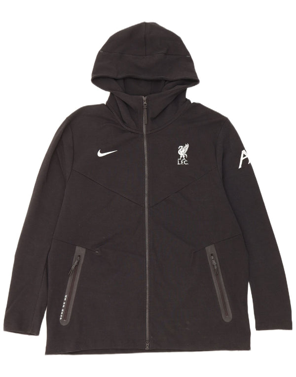 Nike Mens Liverpool Zip Hoodie Sweater XL Black Cotton
