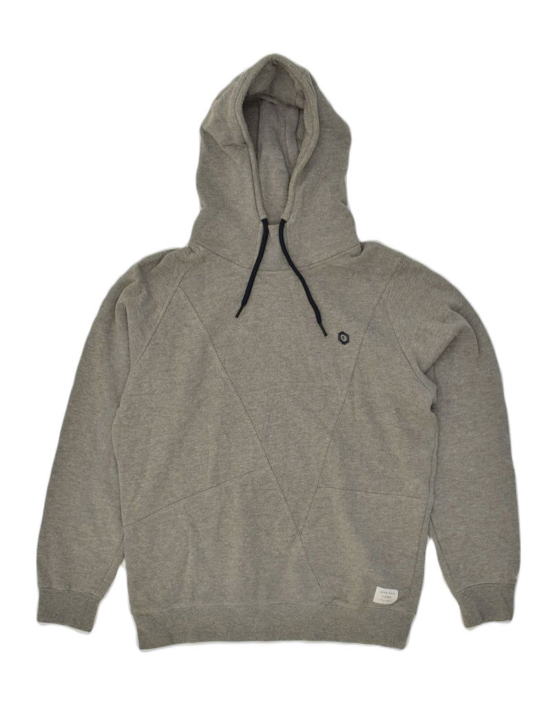 JACK & JONES Mens Hoodie Jumper Large Grey Cotton | Vintage Jack & Jones | Thrift | Second-Hand Jack & Jones | Used Clothing | Messina Hembry 