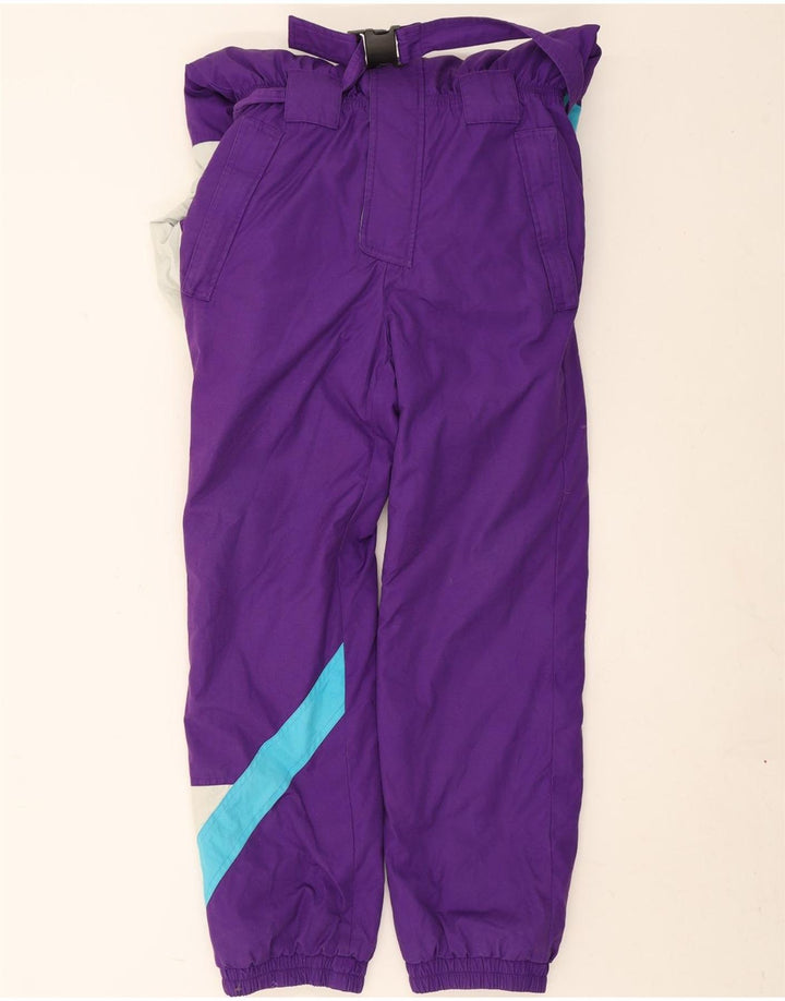 Fila Mens Ski Jumpsuit IT 46 Small  Purple Colourblock Polyester
