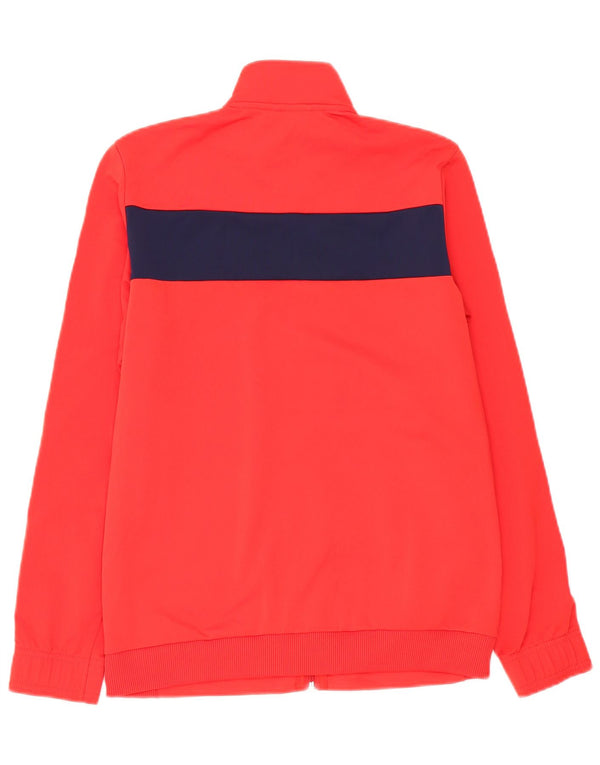 Puma Boys Tracksuit Top Jacket 15-16 Years Red Colourblock