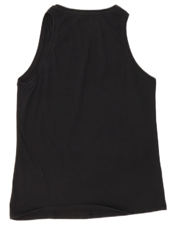 Nike Womens Dri Fit Graphic Vest Top UK 10 Small Black