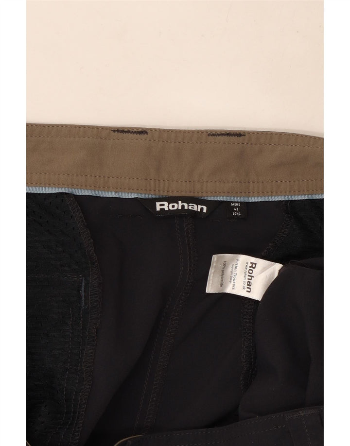 Rohan Mens Hiking Trousers W42 L32 Navy Blue Polyamide
