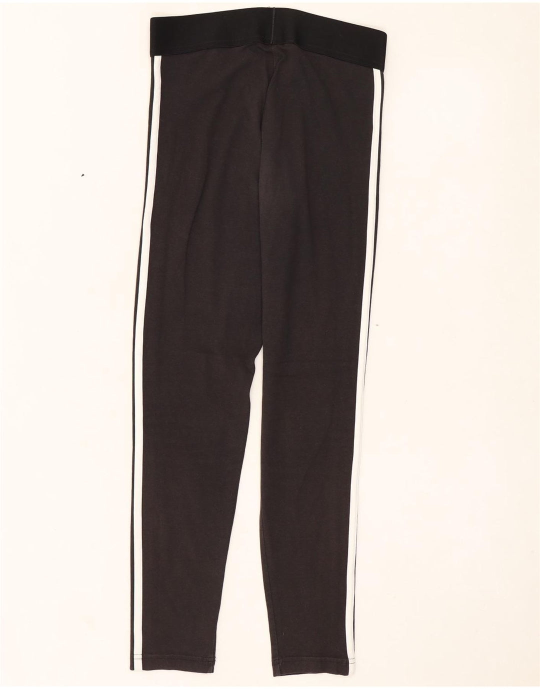 Adidas Womens Leggings UK 8/10 Small  Black Cotton
