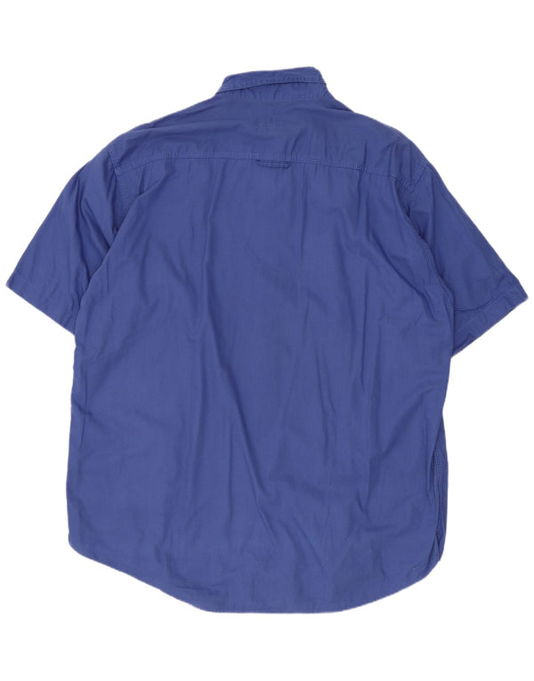 Levi's Mens Short Sleeve Shirt Large Blue