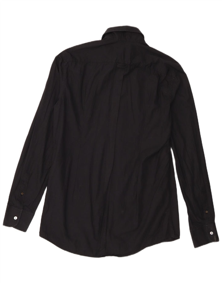 Dolce & Gabbana Mens Shirt Size 43 Large Black Cotton