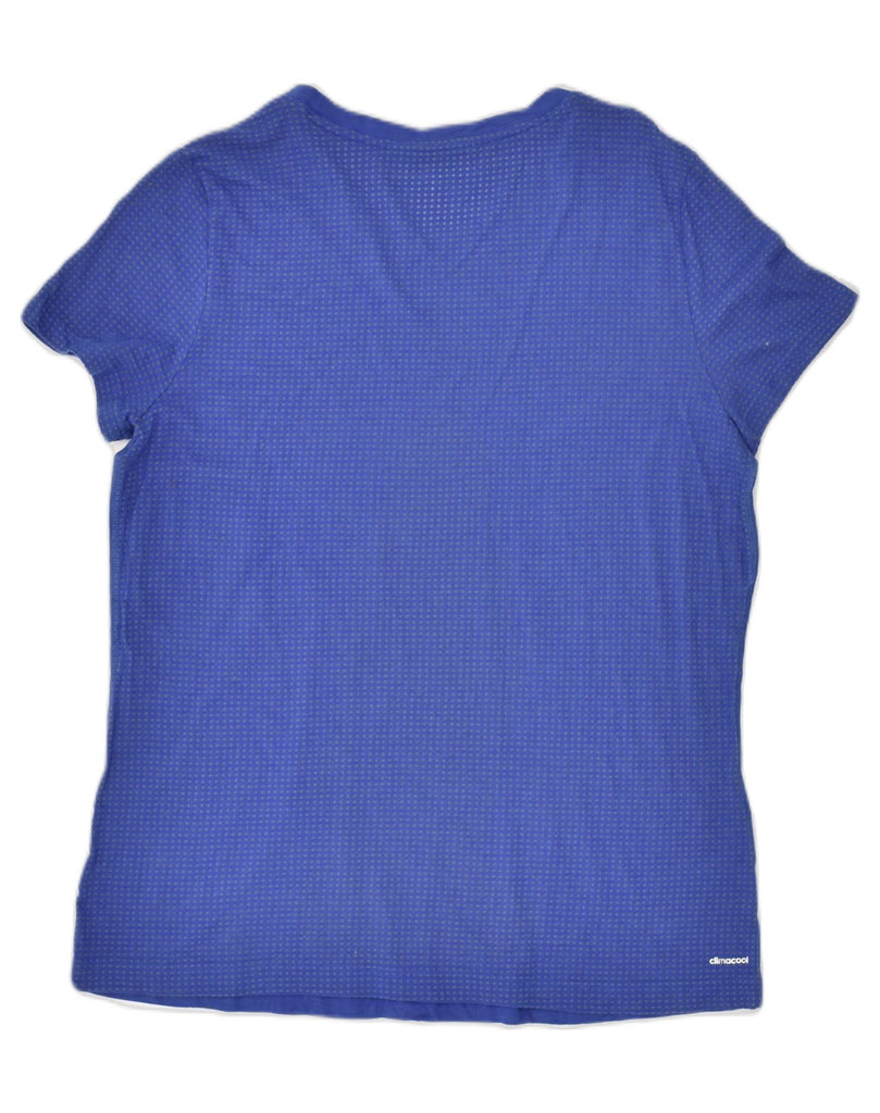 ADIDAS Womens T-Shirt Top UK 18 XL Blue | Vintage Adidas | Thrift | Second-Hand Adidas | Used Clothing | Messina Hembry 