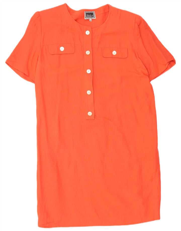 Luisa Spagnoli Womens Shift Dress IT 48 XL Orange