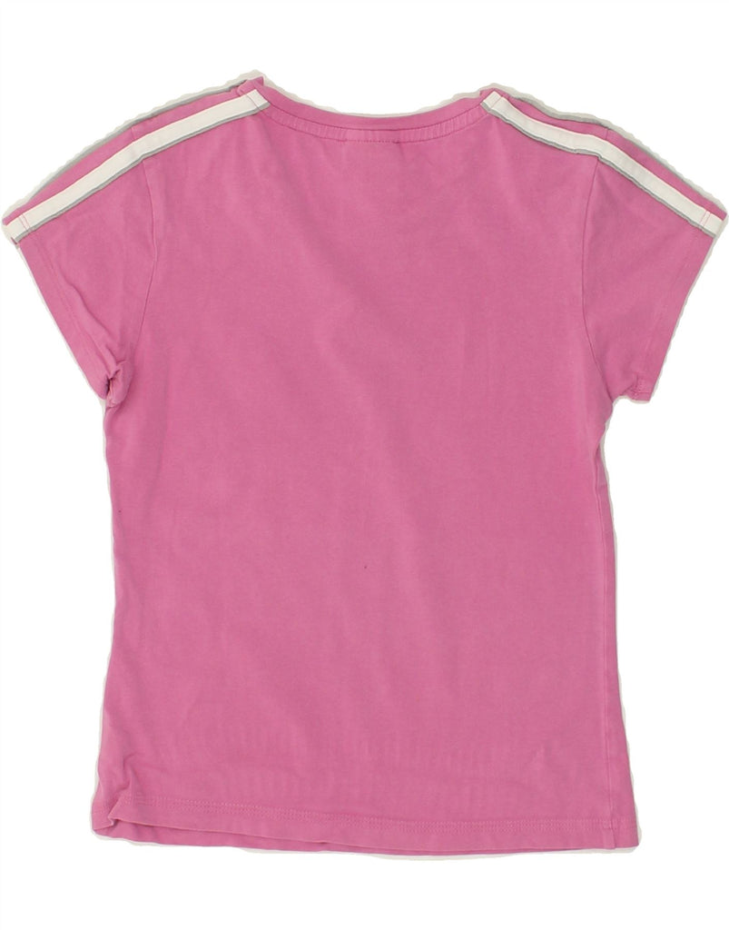 ADIDAS Girls T-Shirt Top 7-8 Years Pink Cotton | Vintage Adidas | Thrift | Second-Hand Adidas | Used Clothing | Messina Hembry 