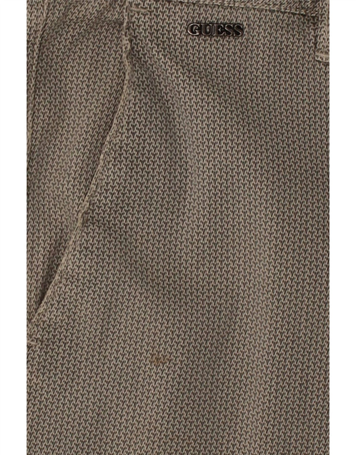 GUESS Mens Daniel Slim Chino Trousers W32 L33 Beige Cotton Vintage Guess and Second-Hand Guess from Messina Hembry 