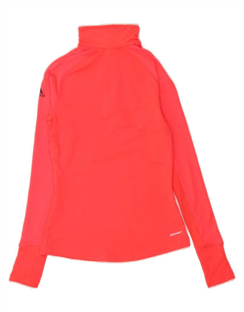 ADIDAS Womens Zip Neck Pullover Tracksuit Top UK 4/6 XS Pink Polyester Vintage Adidas and Second-Hand Adidas from Messina Hembry 
