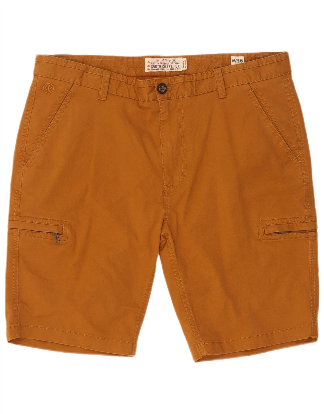 Scotch & Soda Mens Cargo Shorts W36 Large Brown Cotton